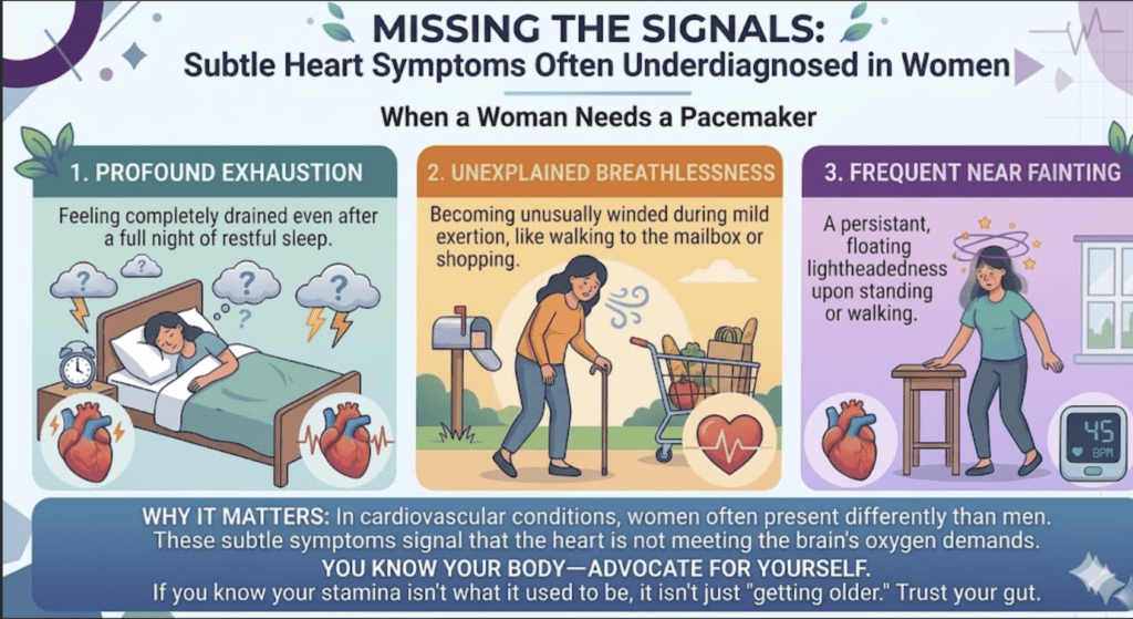 Signs a woman needs a pacemaker